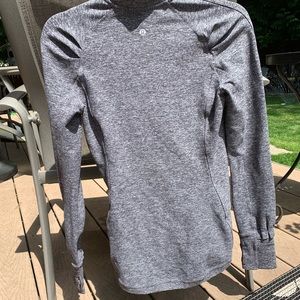 Gray/Black Lululemon 3/4 zip up